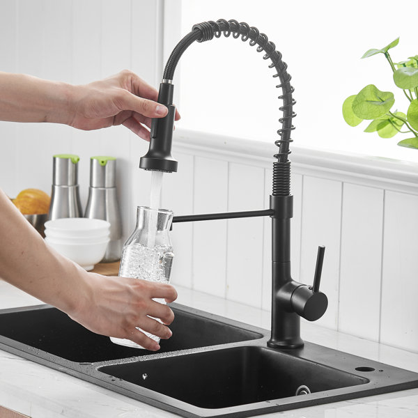 Clihome Pull Down Kitchen Faucet & Reviews Wayfair